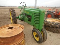 1942 JOHN DEERE B WHEEL TRACTOR  EXTRA SET OF DUALS, ORIGNIAL PTO ASSEMBLY