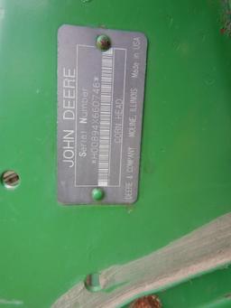 JOHN DEERE 894 CORN HEADER  8 ROW WIDE, EAR SAVER, SNAPPING ROLLS S# H00894