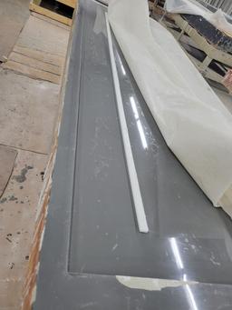 (2) MOLDING PANEL TABLE MOLDS,  96" X 36" & 120" X 84"
