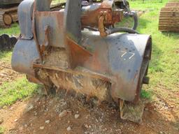 MULCHING HEAD EXCAVATOR ATTACHMENT,  HYDRAULIC