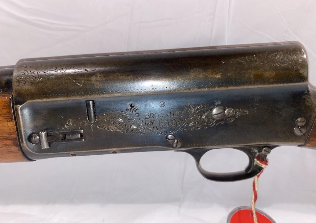 BROWNING A5 SHOTGUN,  SEMI-AUTO, 12 GA., 2-3/4", BELGIAN MADE S# 91855