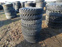 TIRES/WHEELS,  (8) 15LT TIRES(N0 WHEELS)