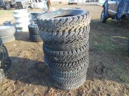 TIRES/WHEELS,  (8) 15LT TIRES(N0 WHEELS)