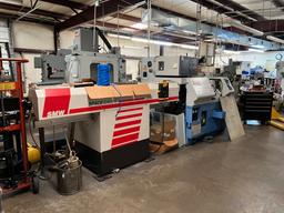 1997 MAZAK QUICK TURN 6T CNC LATHE,  MAZATROL T PLUS CONTROLS, SMW/SAMECA S
