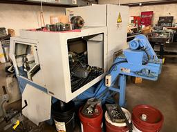 1997 MAZAK QUICK TURN 6T CNC LATHE,  MAZATROL T PLUS CONTROLS, SMW/SAMECA S