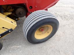 NEW HOLLAND 648 ROUND HAY BALER,  AUTO-WRAP S# 98990