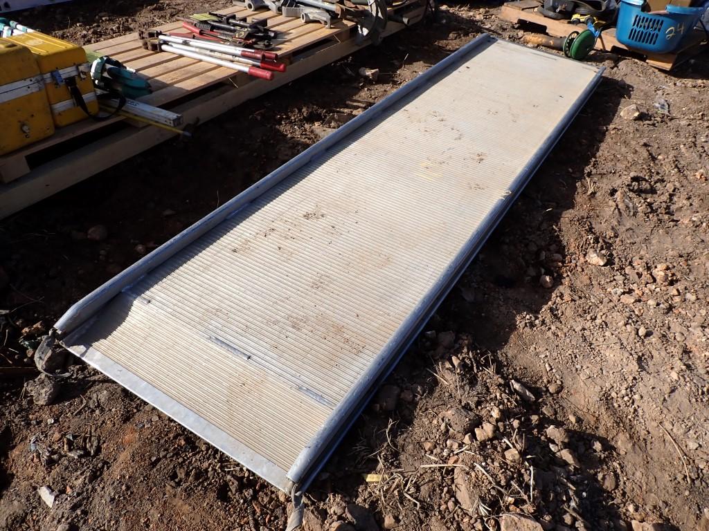 ALUMINUM DOCK RAMP WALK BOARD,  29-1/2" X 10'