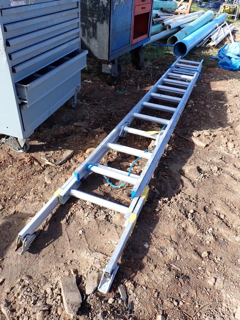 WERNER EXTENSION LADDER,  24'