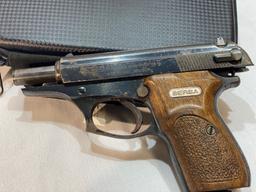 BERSA MODEL 83 PISTOL,  SEMI-AUTO, 380 ACP, (1) MAGAZINE, SHOWS CONSIDERABL