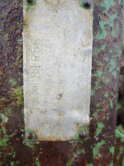 BURKS PLOW,  3PT, S# 81656