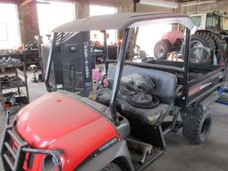GRAVELY TREKER UTV,  GAS, 4 X 4, AUTOMATIC, DUMP BED, NEEDS REPAIRS