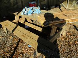 EVERYTHING UNDER AND IN SHED:  TABLE, CARTS, MISCELLANEOUS PRODUCT
