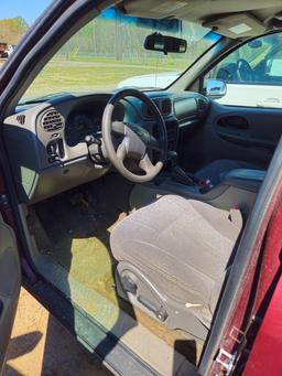 2004 CHEVROLET TRAILBLAZER SUV, 221,943+MI  4.2 V6, GAS,2 ROW SEATS, PS, AC