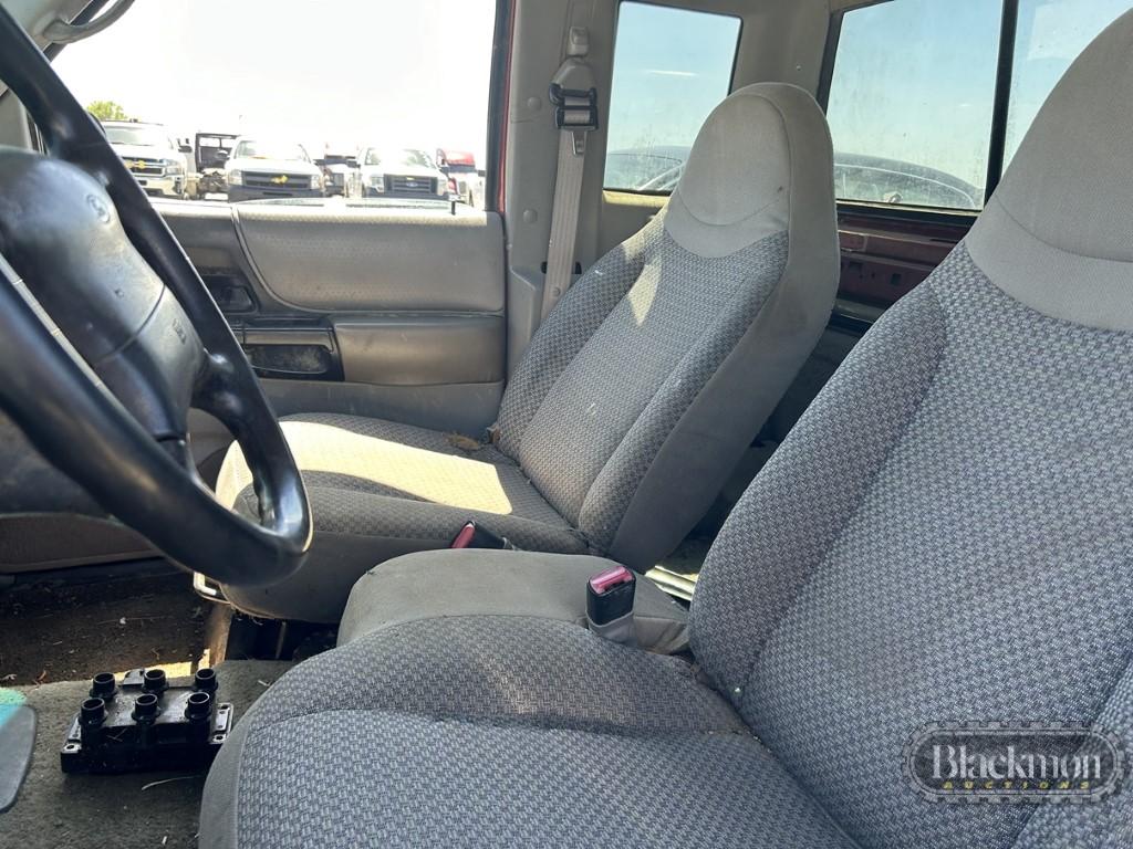 1998 FORD RANGER TRUCK, 148,553+mi,  V6 GAS, AUTO, EXTENDED CAB, 4X4, PS, A