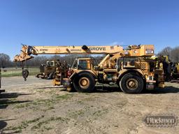 GROVE RTR58D ROUGH TERRAIN HI-RAIL CRANE, 8952 hrs  BRIGADE CAMERA SYSTEM,