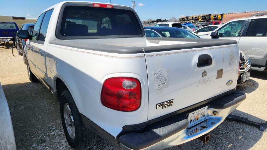 2002 FORD F150 PICKUP TRUCK, UNKNOWN MILEAGE,  4 DR, 2WD, GAS, A/T, KEYS, U