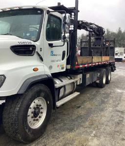 2016 FREIGHTLINER 114SD GRAPPLE TRUCK, 72,749 Miles  DETROIT DD13 12.8L, DR