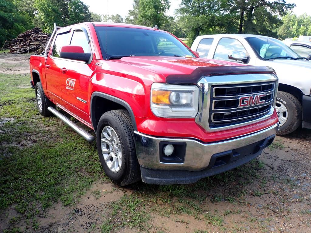 2014 GMC SIERRA 1500 TRUCK, Approx 260,000 Miles  CREW CAB 4WD, 5.3L GAS, S