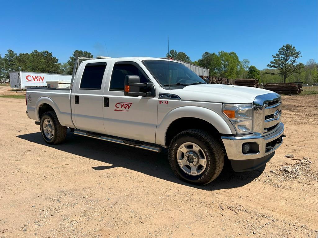 2013 FORD F250XLT SUPER DUTY TRUCK, 327,308 Miles,  CREW CAB, 4WD, GAS, AUT