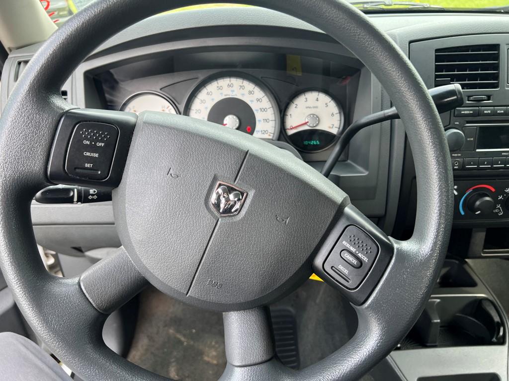 2006 DODGE DAKOTA PICKUP, 104,265 mi,  V6 GAS, AUTO, CREWCAB, PS, AC, S# 1D