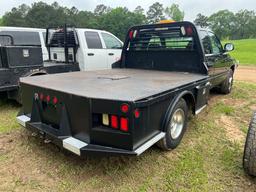 1999 DODGE RAM 3500 FLATBED TRUCK, 55,688+ mi showing,  DIESEL, 5 SPEED, EX