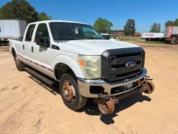 2011 FORD F350 TRUCK, 359,773 Miles  HIRAIL, CREW CAB, 4X4, 6.2L GAS, AUTO,