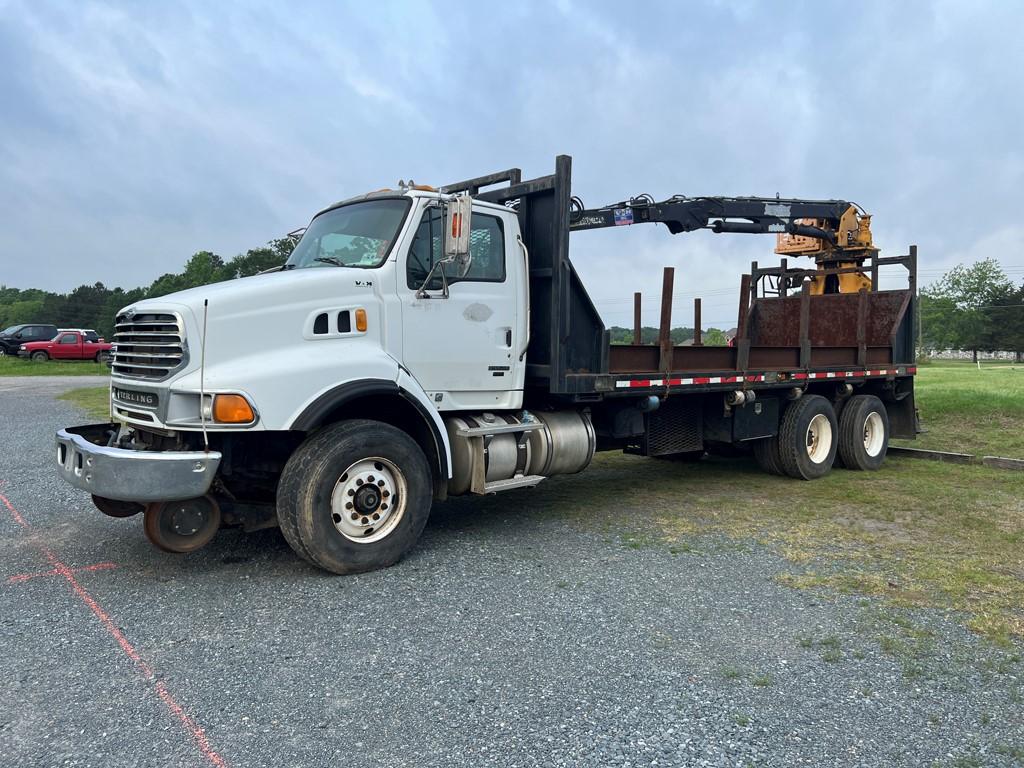 2007 STERLING HYRAIL GRAPPLE TRUCK, 123,667+ mi,  MERCEDES DIESEL, 8 LL, TW