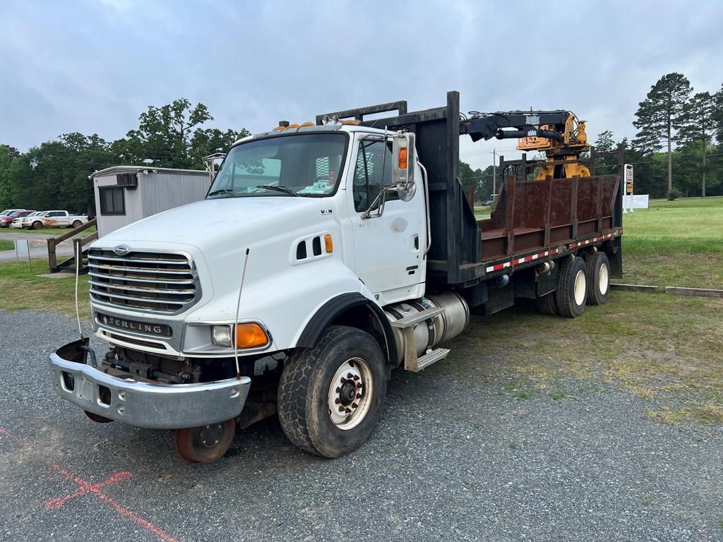 2007 STERLING HYRAIL GRAPPLE TRUCK, 123,667+ mi,  MERCEDES DIESEL, 8 LL, TW