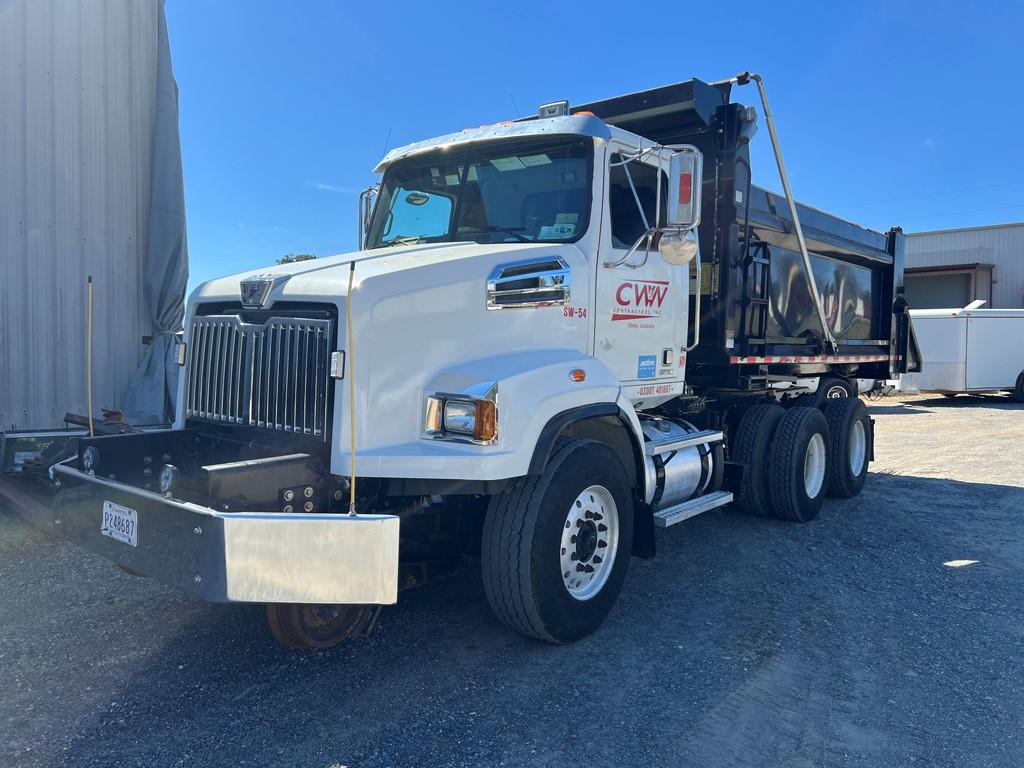 2017 WESTERN STAR 4700 ROTARY DUMP TRUCK,  DMF HIRAIL, L9 ENG, 10 SPEED/8LL