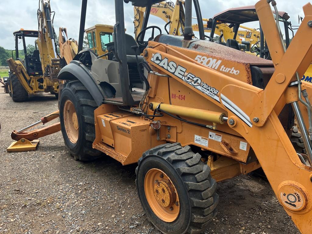 2008 CASE 580M BACKHOE, Approx 4,900 Hours,  4WD, HYD THUMB, FORKS, OPEN RO