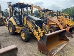 2007 CATERPILLAR 420E BACKHOE, 7,846 Hrs,  OPEN ROPS, 4X4, QUICK CONNECT GP