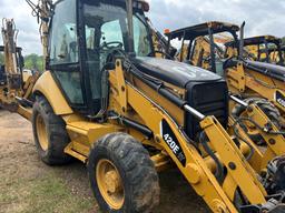 2007 CATERPILLAR 420E BACKHOE, 4,521+ hrs,  ENCLOSED CAB, 4X4, 4 IN 1 BUCKE