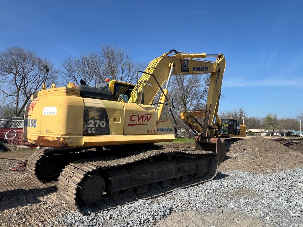 2006 KOMATSU PC270 EXCAVATOR, 7,420 Hours,  CAB, AC, 54" DIGGING BUCKET, S#