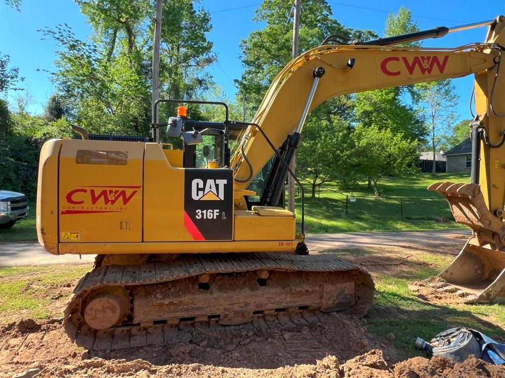 2017 CATERPILLAR 316FL EXCAVATOR, 2,791 Hours,  DIGGING & CAR TOPPING/CLEAN