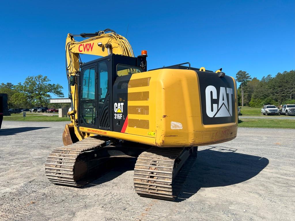 2017 CATERPILLAR 316FL EXCAVATOR, 2,656 Hours,  DIGGING & CAR TOPPING/CLEAN