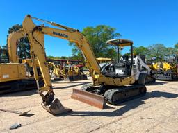 2005 KOMATSU PC50MR-2 MINI EXCAVATOR, 1,688+ hrs,  RUBBER TRACKS, HYD BLADE