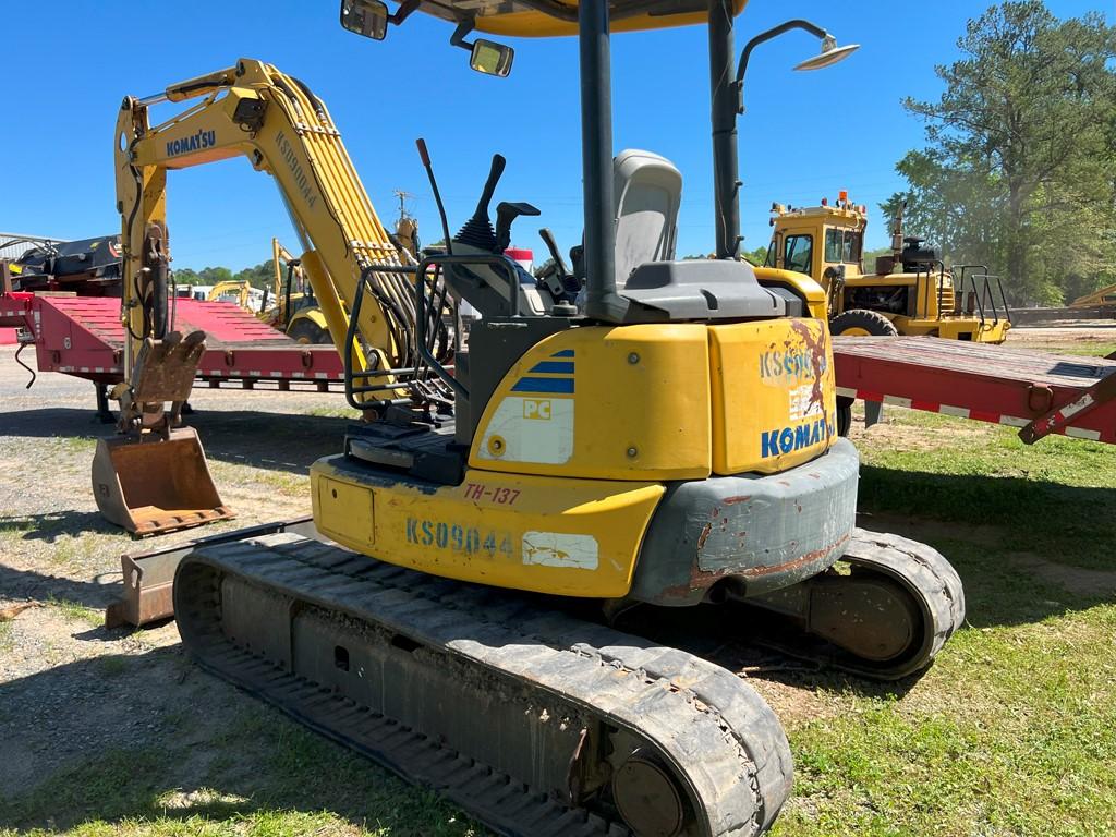 2006 KOMATSU PC45MR-3 MINI EXCAVATOR, 4,845 Hours,  RUBBER TRACKS, CANOPY,