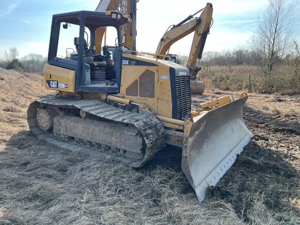 2011 CATERPILLAR D5K LGP DOZER, 3,426 Hours,  OPEN ROPS, 6 WAY BLADE, S# YY