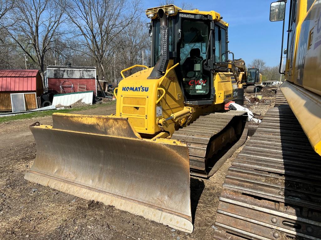 KOMATSU D37PX DOZER, 3,492 Hours,  CAB & AIR, 6-WAY BLADE, S# 80078 C# DOZ-