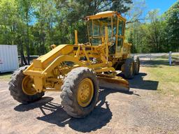 1977 CATERPILLAR 120G MOTOR GRADER, 3,123+ hrs,  12FT BLADE, CAB & AIR, SCA