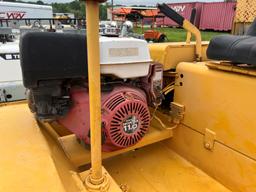 STOW R2000 ECONO ROLL SMOOTH DRUM ROLLER,  HONDA GAS, WATER TANK, SELLS W/