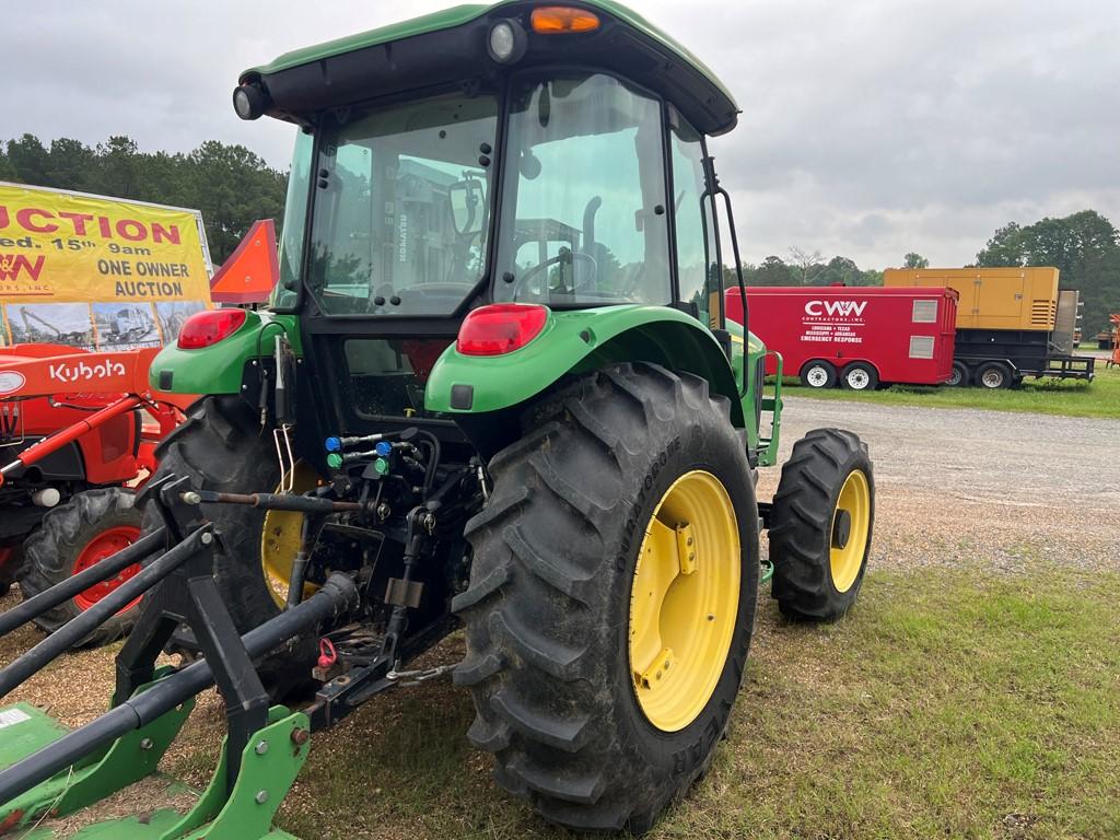 2013 JOHN DEERE 5083E WHEEL TRACTOR, 537 Hours,  CAB,AC, 4X4,  HERCULES 7' R