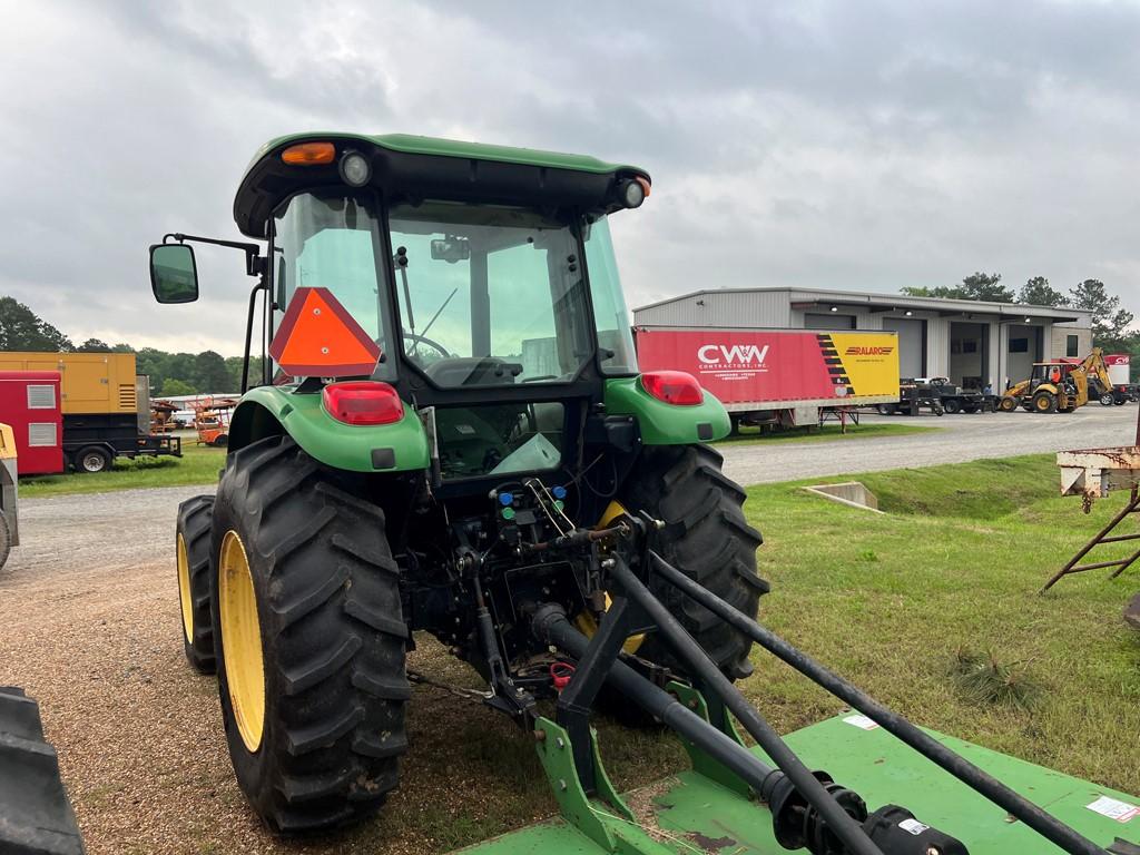 2013 JOHN DEERE 5083E WHEEL TRACTOR, 537 Hours,  CAB,AC, 4X4,  HERCULES 7' R