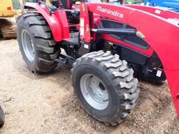 MAHINDRA 3550 PST WHEEL TRACTOR, 333 hrs,  CANOPY, 3PT, PTO, REMOTES, 4X4,