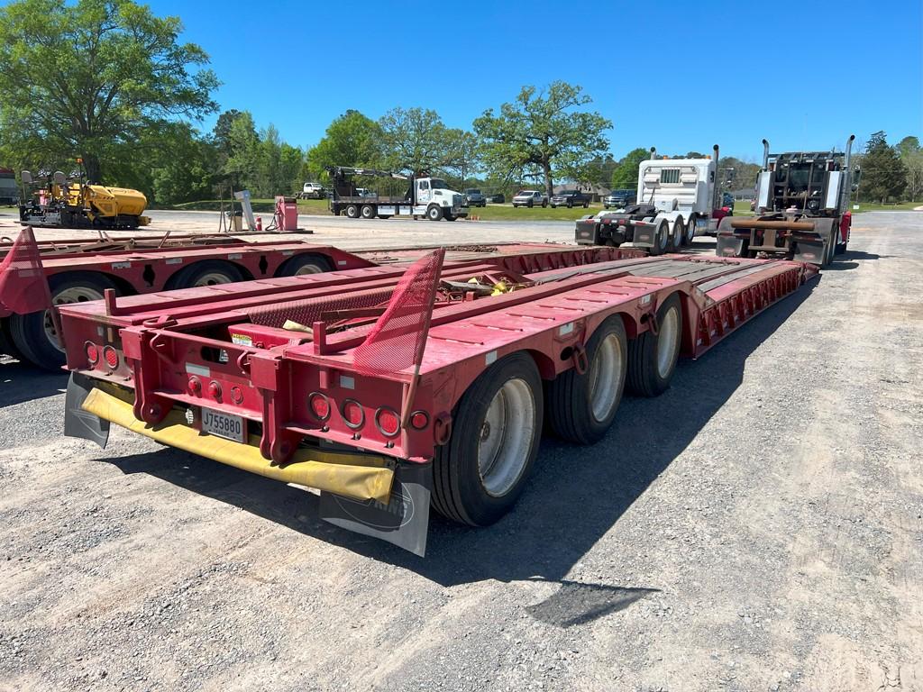 2012 LOADKING 503/4 DFPSF HYDRAULIC FOLD LOWBOY TRAILER,  50TON, 3 AXLE LOW