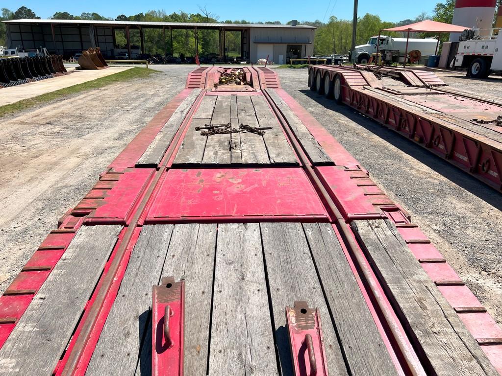 2012 LOADKING 503/4 DFPSF HYDRAULIC FOLD LOWBOY TRAILER,  50TON, 3 AXLE LOW