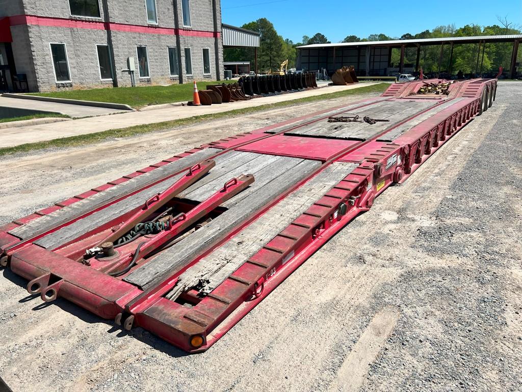 2012 LOADKING 503/4 DFPSF HYDRAULIC FOLD LOWBOY TRAILER,  50TON, 3 AXLE LOW