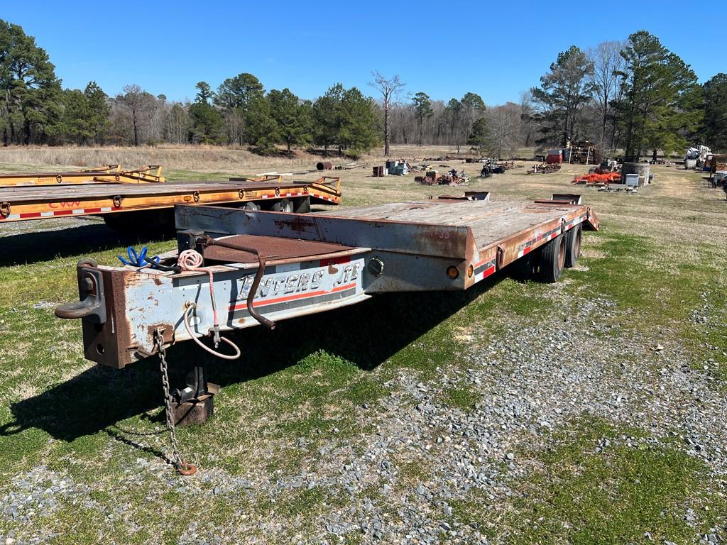 2003 INTERSTATE EQUIPMENT TRAILER,  24' PINTLE HITCH,, 20 TON, AIR BRAKES,