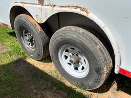 2010 CM ENCLOSED TRAILER,  16', TANDEM 6,000LB AXLES, BALL HITCH, SIDE DOOR