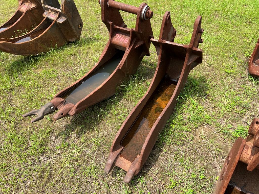 (2) BACKHOE CRIBBING BUCKETS